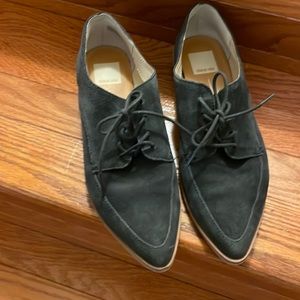 Suede moccasin shoes